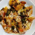 patepateco's cooksnap of when they made 簡単！揚げない鶏もも油淋鶏（ネギソース）.