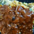 Ｍぱん's cooksnap of when they made ひき肉とほうれん草のポパイオムレツ.