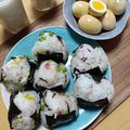 よちりん's cooksnap of when they made さっぱり♡梅枝豆塩こんぶのおにぎり.