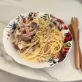 komugiko4's cooksnap of when they made 何度も食べたいクリームスープスパ！.