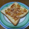 たはぴのかか's cooksnap of when they made 超エコ？みたらし団子の残りタレトースト♡.