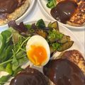 ｬﾑ's cooksnap of when they made ヘルシー！鶏ミンチの豆腐ハンバーグ.