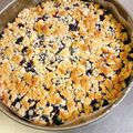 Harmony♡'s cooksnap of when they made ブルーベリークランブルケーキ.