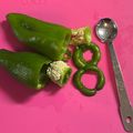 まこさんど's cooksnap of when they made ピーマンの 種を簡単に取り出す方法.