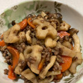 ゆみらんたん's cooksnap of when they made 簡単！れんこんと合挽き肉の甘辛炒め☆.