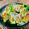 料理男子部🍻's cooksnap of when they made 挽肉系リメイク＋厚揚げでピーマンの肉詰め.