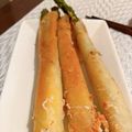 ONE★MAYU★'s cooksnap of when they made 焼くまで５分♪簡単アスパラベーコン春巻き.
