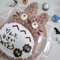 ♡ひぃらぃ♡'s cooksnap of when they made 簡単❤トトロの立体キャラケーキ❤.