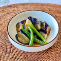 コムギ大好き's cooksnap of when they made めんつゆで簡単♪なすといんげんの煮浸し.