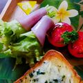 ❤️かわだん❤️'s cooksnap of when they made ハムレタス巻き.