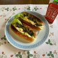 yesmama's cooksnap of when they made ハマる！卵＋高菜の感動☆サンドイッチ.