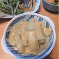 ⁂山暮らしわんこ⁂'s cooksnap of when they made ウドの酢味噌あえ♪簡単なアク抜きもご紹介.