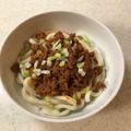 Ruriluru's cooksnap of when they made ランチに簡単★ピリ辛肉みそ混ぜうどん.