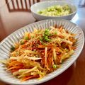 Superlittleboo's cooksnap of when they made ニンジンと大根のきんぴら.
