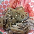 ささささ＆＊'s cooksnap of when they made 豚肉とレンコンのしょうが焼き.