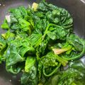 pnkdiamond's cooksnap of when they made 粗材だけ！ちぢみホウレン草.