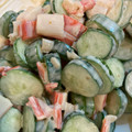 クック2DCB1D☆'s cooksnap of when they made 簡単！カニカマきゅうりのわさびマヨ和え.