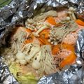 Nya6nya6's cooksnap of when they made 鮭のホイル焼き 塩麹 きのこ QC 秋.