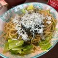 ちょこまなな＊°'s cooksnap of when they made 釜揚げシラスと春キャベツ✿和風パスタ.