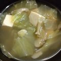 tsmitaka's cooksnap of when they made 豆腐・舞茸・キャベツのシャンタンスープ♬.