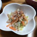 なっちゃん３１１'s cooksnap of when they made 栄養士の卵考案☆簡単！白菜とツナの和え物.