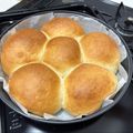 Maruchina's cooksnap of when they made 作業時間は5分だけ！捏ねないミルクパン.