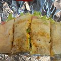 あきのん☆'s cooksnap of when they made 朝食トルティーヤ☆生ハム水菜タコスサラダ.