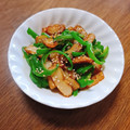 もふもふクロさん's cooksnap of when they made さつま揚げとピーマンの甘辛炒め.