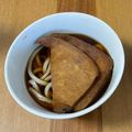 はっぴーゆりもん＊'s cooksnap of when they made きつねうどんのおあげ🦊.