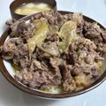ベルちゃんパンケーキ's cooksnap of when they made 圧力鍋で超簡単！お店の牛丼！.