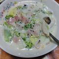 黒鼻のだっくす's cooksnap of when they made 白菜とベーコンのクリーム煮.