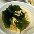 なーなちゃん's cooksnap of when they made わかめ豆腐♥♡天かすのせ冷奴.