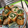 とらおマミー's cooksnap of when they made ほうれん草の肉巻き弁当.