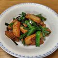みぃくんのママ's cooksnap of when they made お弁当★さつま揚げとニラピリ辛.