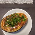 チロ's cooksnap of when they made 米ナスの生姜みそ田楽.