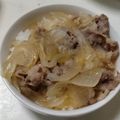 のんぴ☆♪'s cooksnap of when they made ☆黄金比☆絶品なのに簡単な牛丼♡.