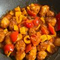 ame-ikuru's cooksnap of when they made フライパン一つで簡単！揚げない酢鶏.