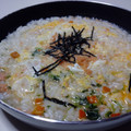 ちくわ君's cooksnap of when they made 鮭フレークと卵の雑炊(*^^)v.