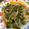 miyonoko's cooksnap of when they made ♡ツナとピーマンもやしのさっと炒め♡.