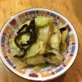Remtan's cooksnap of when they made 生姜香るキャベツと塩昆布の胡麻和え.