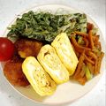 へい♡ゆー♡'s cooksnap of when they made お弁当に♪白と黄色のマダラな玉子焼き.