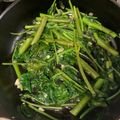 いっぺい99's cooksnap of when they made 絶品☆空芯菜炒め.
