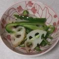 きらり流れ星's cooksnap of when they made れんこんとピーマンのきんぴら.