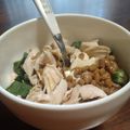 ☆辛ﾗｰﾒﾝ大好き☆'s cooksnap of when they made 超簡単！納豆と豆腐のゴマ油サラダ.