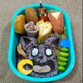ritz's cooksnap of when they made キャットナップ⋆ * ☽キャラ弁★.