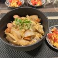 のんタイム's cooksnap of when they made 親子丼風で美味しい！ウィンナー丼.