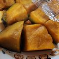いかいか☆'s cooksnap of when they made レンジで時短＆簡単！冷凍かぼちゃで煮物.
