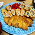 碧家の食卓's cooksnap of when they made 薄切りロースのミルフィーユカツ.