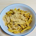 ももゆみ1230's cooksnap of when they made マカロニサラダの残りで！きな粉マカロニ.