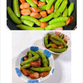 みぽぽ37's cooksnap of when they made お弁当★スナップエンドウとソーセージ炒め.
